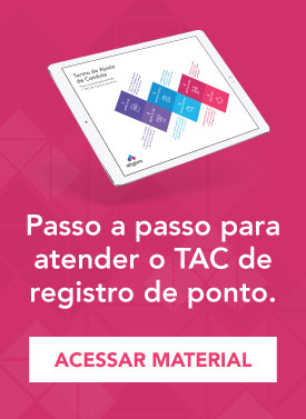 Infográfico TAC - Passo a Passo para atender o TAC de registro de ponto Infográfico TAC - Passo a Passo para atender o TAC de registro de ponto
