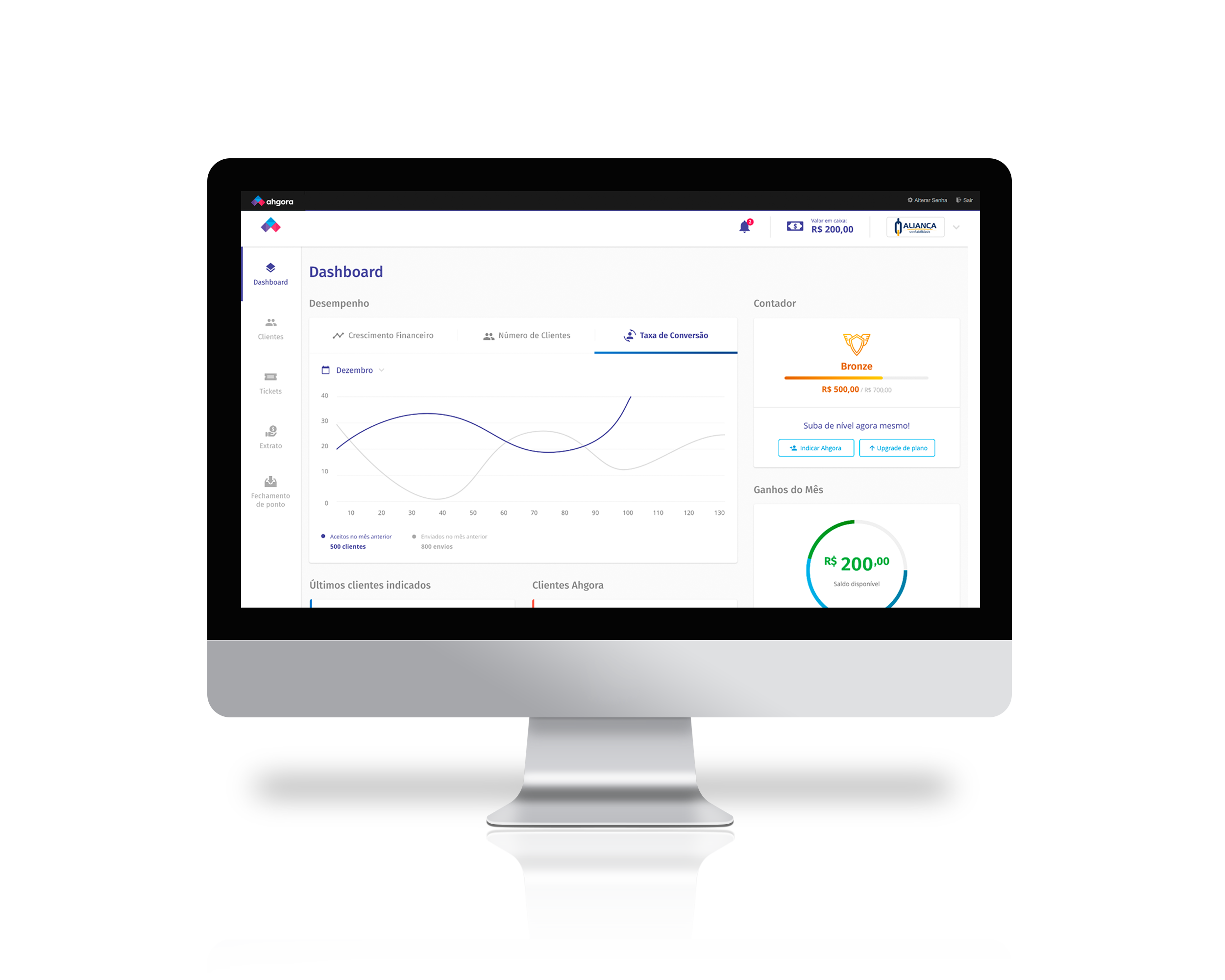 Dashboard Contabilidades foi especialmente desenvolvido para o Programa Contabilidades Parceiras